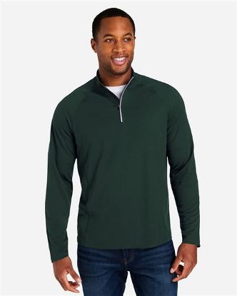 Picture of CE418 - Men's Origin Performance Pique Quarter-Zip Pullover