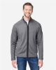 Picture of CE72 - Men's Venture Heathered Stripe Full-Zip Jacket