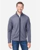 Picture of CE72 - Men's Venture Heathered Stripe Full-Zip Jacket