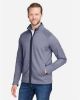 Picture of CE72 - Men's Venture Heathered Stripe Full-Zip Jacket