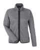 Picture of CE72W - Women's Venture Heathered Stripe Full-Zip Jacket