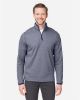 Picture of CE73 - Men's Venture Heathered Stripe Quarter-Zip Pullover
