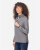 Picture of CE73W - Women's Venture Heathered Stripe Quarter-Zip Pullover
