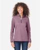 Picture of CE73W - Women's Venture Heathered Stripe Quarter-Zip Pullover