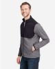 Picture of CE74 - Men's Venture Heathered Stripe Hybrid Jacket