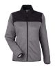 Picture of CE74W - Women's Venture Heathered Stripe Hybrid Jacket