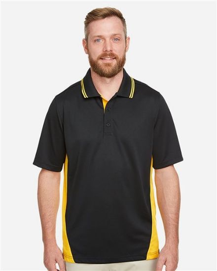 Picture of M386 - Men's Flash Snag Protection Plus IL Colorblock Polo