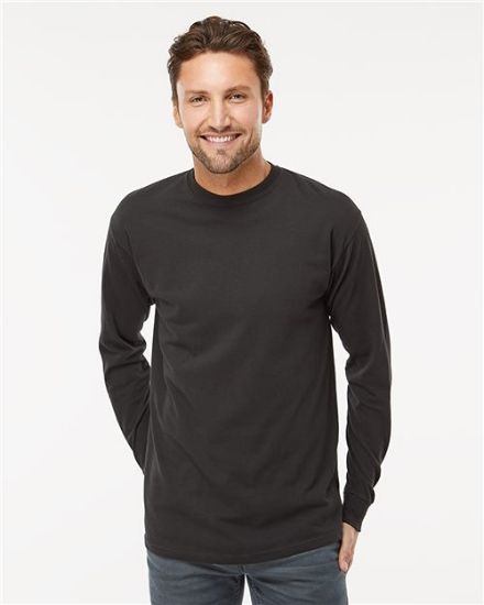 Picture of 4820 - Unisex Gold Soft Touch Long Sleeve T-Shirt