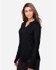 Picture of NE400W - Women's JAQ Stretch Performance V-Neck Snap Pullover