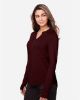 Picture of NE400W - Women's JAQ Stretch Performance V-Neck Snap Pullover