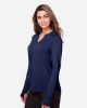 Picture of NE400W - Women's JAQ Stretch Performance V-Neck Snap Pullover
