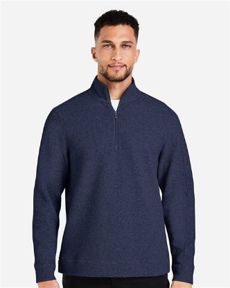 Picture of NE725 - Men's Spirit Textured Quarter-Zip Pullover